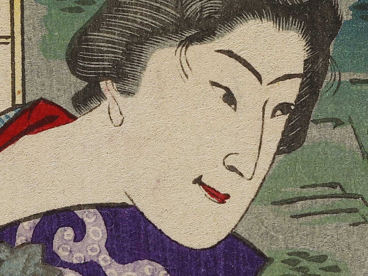 Ushiwakamaru Jorurihime from the series Nihon ryakushizu by Hasegawa Sadanobu / BJ323-911