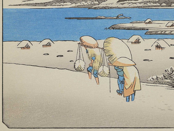 Uchikawa bosetsu from the series Kanazawa hakkei by Utagawa Hiroshige, (Medium print size) / BJ341-796