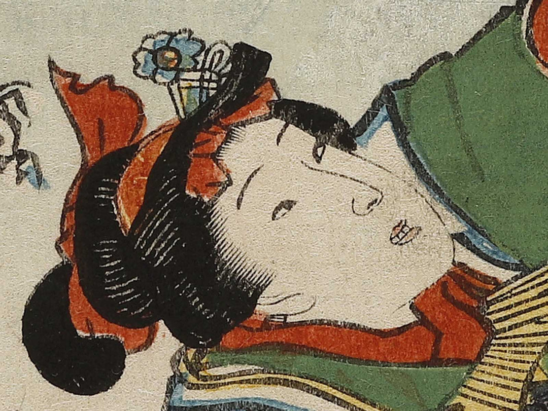 Yamato Okadera Nagato no kuni no shojo from the series Kanon reigenki by Utagawa Kunisada, Utagawa Hiroshige II / BJ317-555