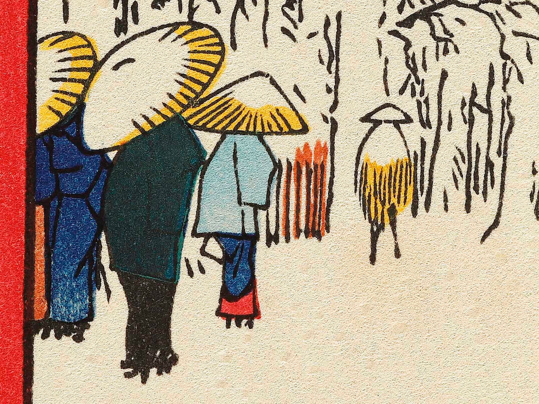 Kinryuzan Temple, Asakusa from the series One Hundred Famous Views of Edo by Utagawa Hiroshige, (Large print size) / BJ328-286