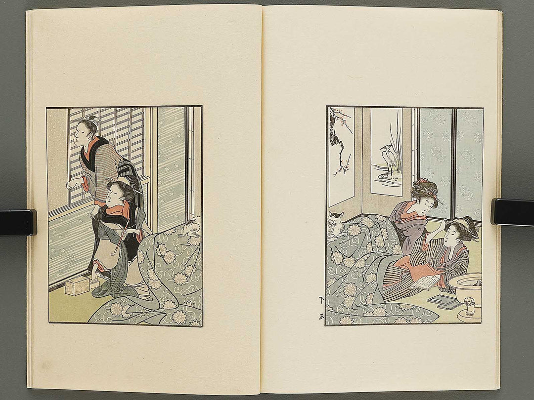 Shiki no hana (Ge) by Kitagawa Utamaro / BJ325-374