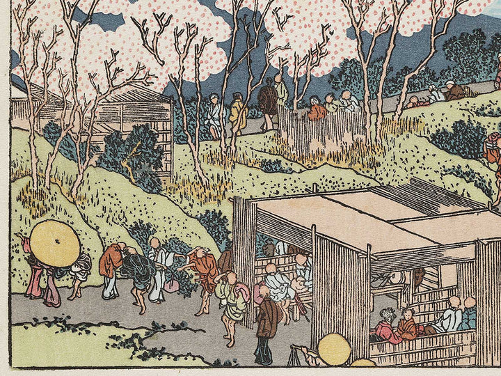 Sumida no fuji from the series One Hundred Views of Mount Fuji by Katsushika Hokusai, (Medium print size) / BJ327-341