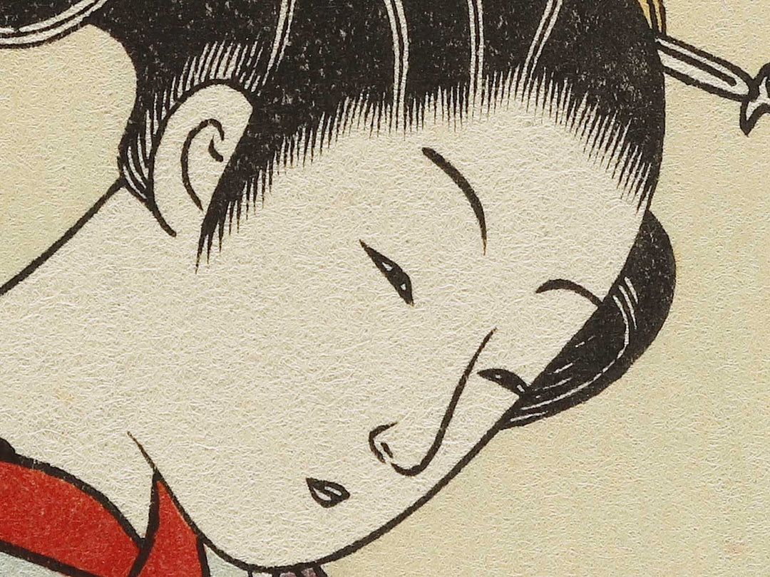 Harlot on a Crane by Suzuki Harunobu, (Medium print size) / BJ325-507