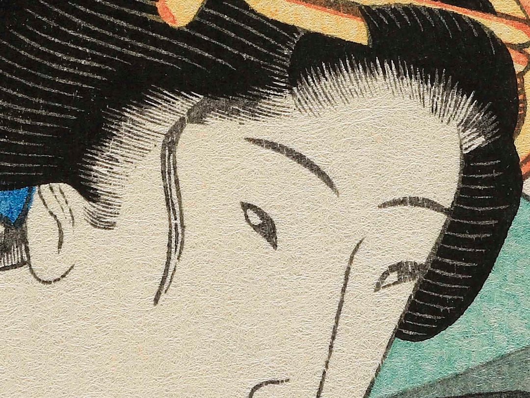 Okutsu juhachi from the series Tokaido Beauties by Keisai Eisen, (Large print size) / BJ346-157