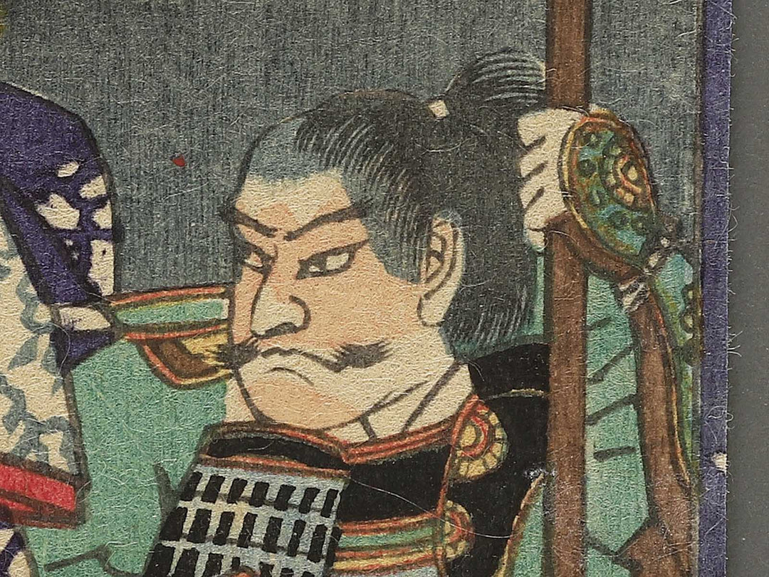 Shiju Daitokuji no shoko ni shoshi no junretsu wo tadasu from the series Hisago gundan gojuyojo by Utagawa Yoshitsuya / BJ348-425