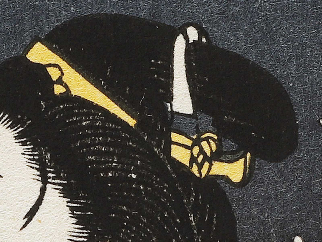 Night View of Matsuchiyama and Sanya Canal from the series One Hundred Famous Views of Edo by Utagawa Hiroshige, (Large print size) / BJ337-134