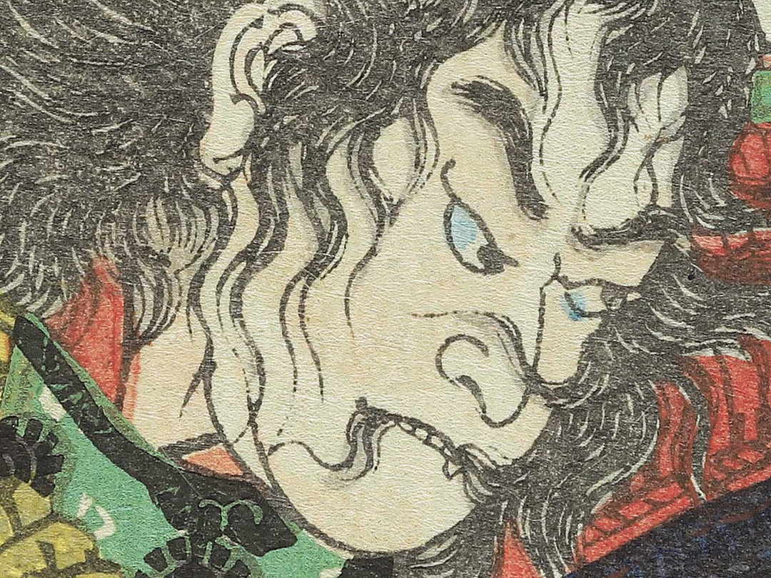 Saito Izunokami Toshizo from the series Heroes of the Great Peace by Ochiai Yoshiiku / BJ346-857