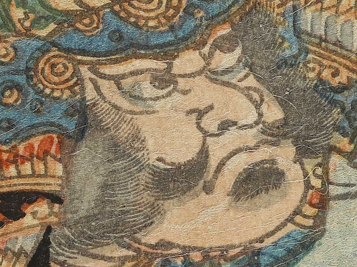 Genpei seisuiki sanshu yashima kassen by Utagawa Kuniyoshi / BJ338-051