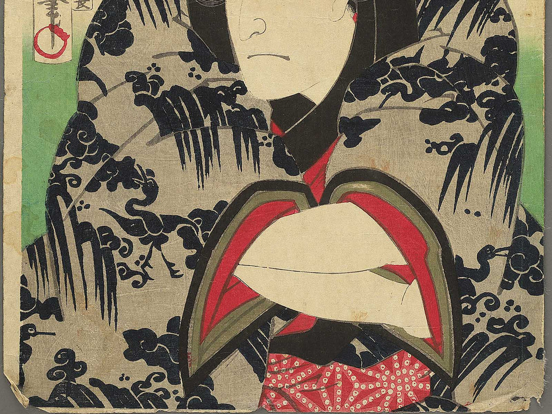 Sikitori senryo nobori by Toyohara Kunichika / BJ348-747