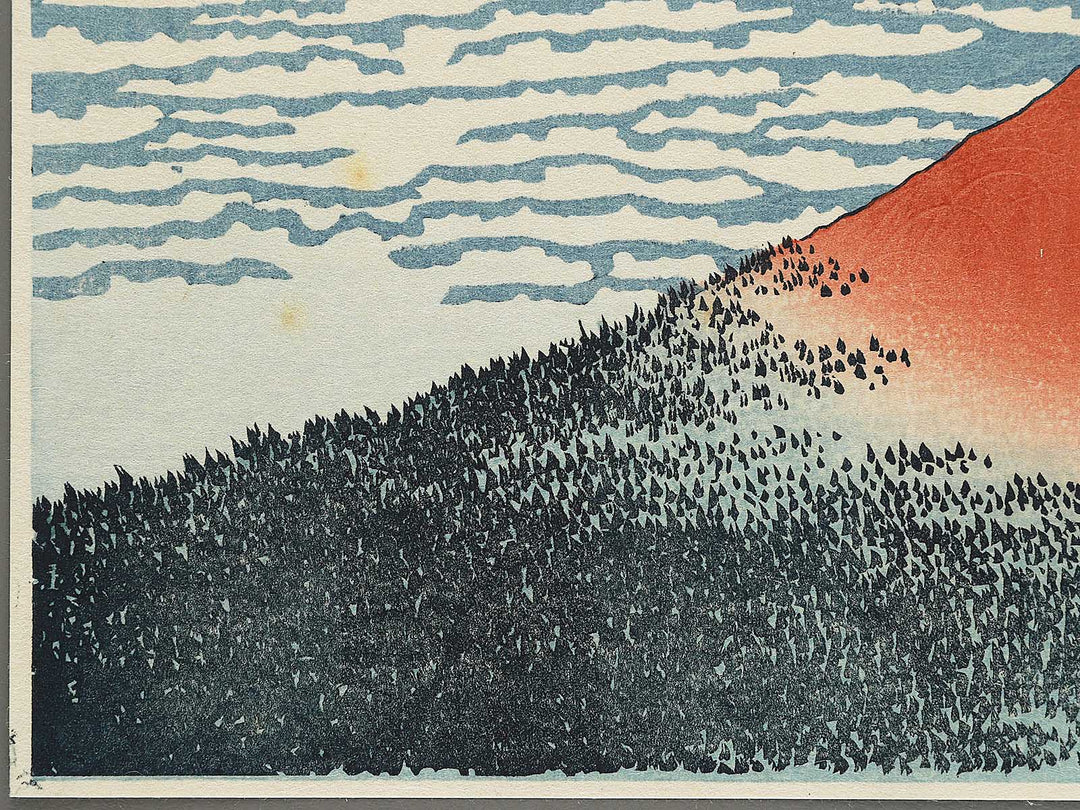 South Wind, Clear Sky from the series Thirty-six Views of Mount Fuji by Katsushika Hokusai, (Small print size) / BJ302-722