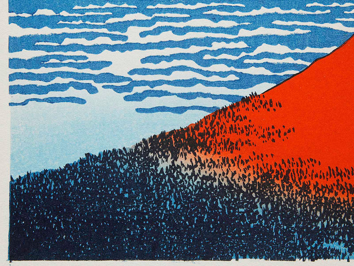 South Wind, Clear Sky from the series Thirty-six Views of Mount Fuji by Katsushika Hokusai, (Medium print size) / BJ288-456