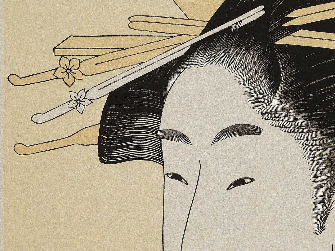 Portrait of a Courtesan by Kitagawa Utamaro, (Large print size) / BJ320-796