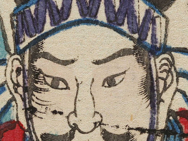 Kajiwara genda Kagesue from the series Buei meiba kurabe by Utagawa Kuniyoshi / BJ334-530