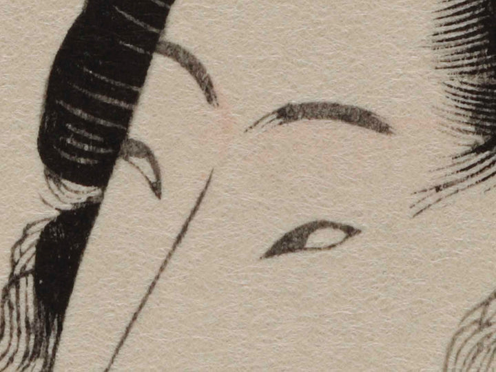 Roka no kureyuki from the series Eight Views of Figures Inside and Outside by Utagawa Hiroshige, (Large print size) / BJ240-149