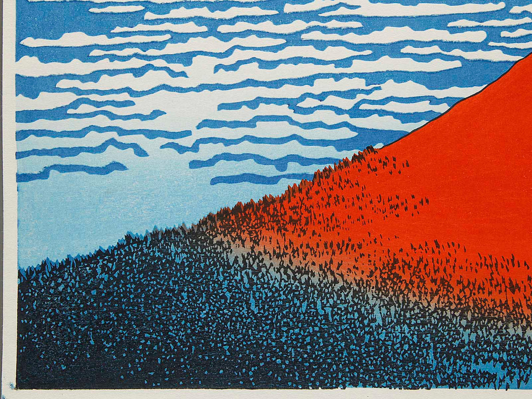 South Wind, Clear Sky from the series Thirty-six Views of Mount Fuji by Katsushika Hokusai, (Large print size) / BJ288-008
