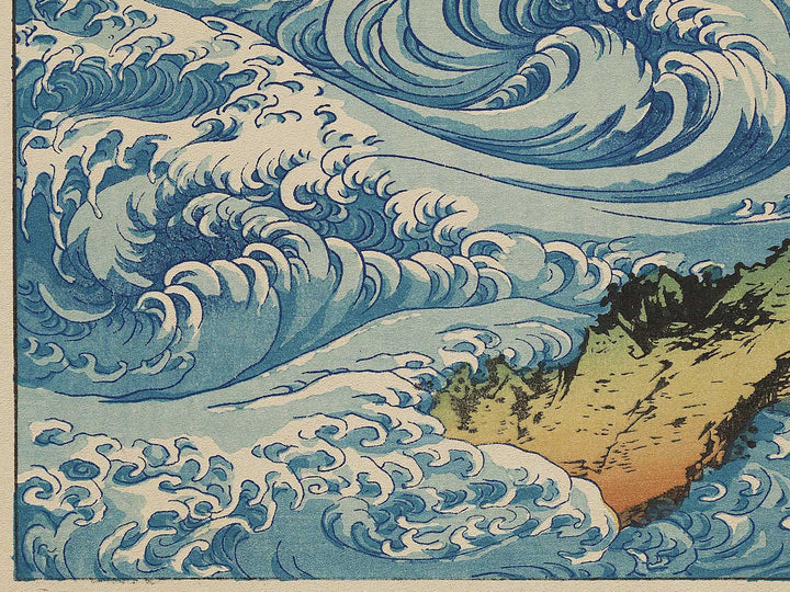 Whirlpools at Awa no Naruto from the series Hokusai manga by Katsushika Hokusai, (Medium print size) / BJ323-701