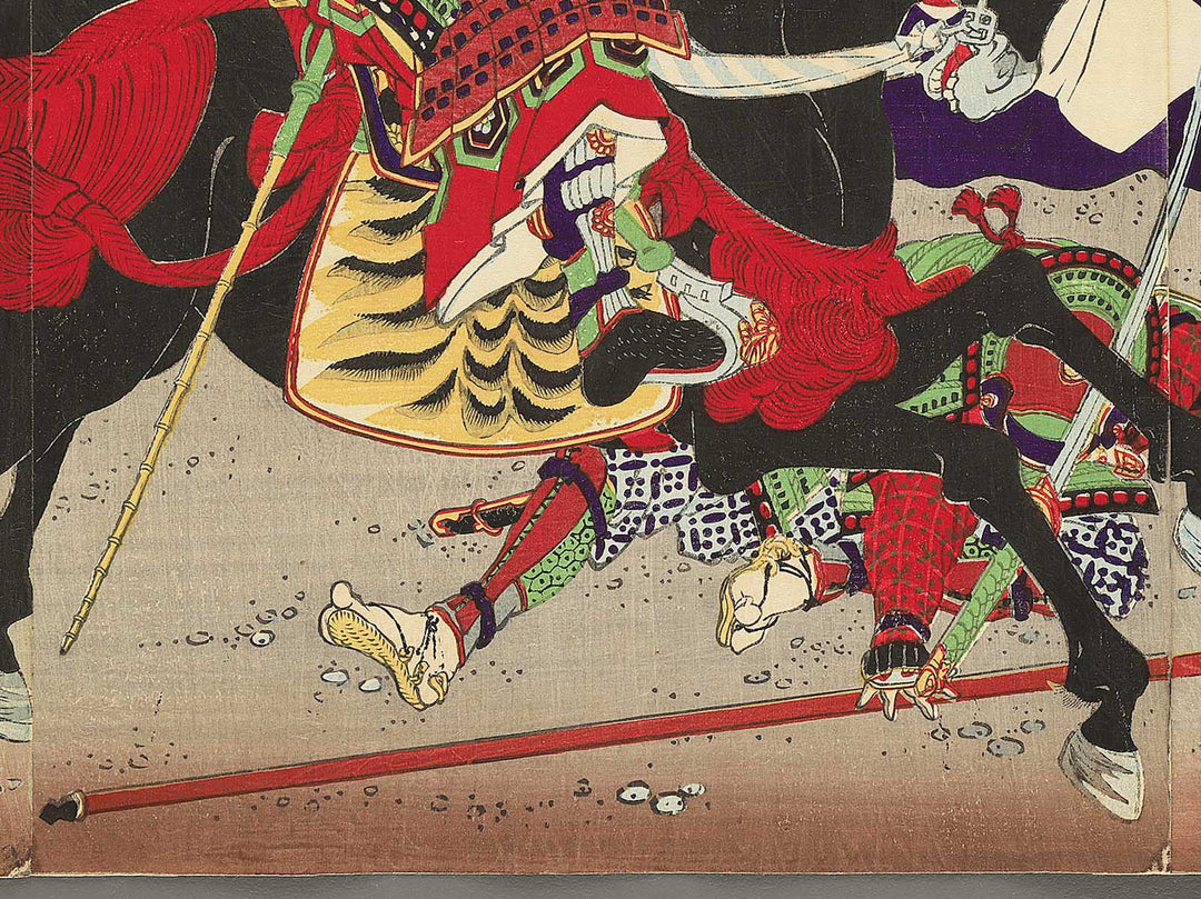 Eiroku yonen kugatsu Kawanakajima daikassen by Utagawa Yoshifuji / BJ353-395
