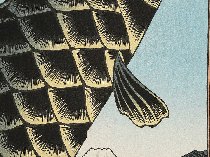 Suido Bridge and Suruga Hill from the series One Hundred Famous Views of Edo by Utagawa Hiroshige, (Large print size) / BJ337-120