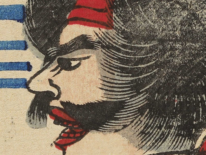 Kumagai Jiro Naozane from the series Honcho musha kagami by Utagawa Kunitoshi / BJ349-419