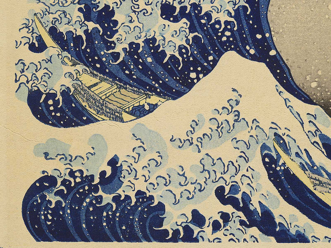 Under the Wave off Kanagawa , also known as The Great Wave off Kanagawa from the series Thirty-six Views of Mount Fuji by Katsushika Hokusai, (Medium print size) / BJ348-950