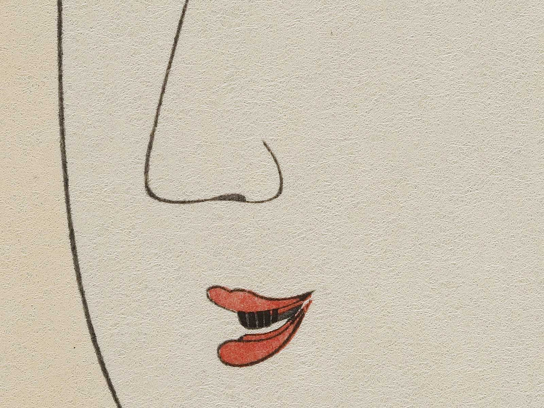 Ogiya nai Takigawa by Chobunsai Eishi, (Large print size) / BJ318-969