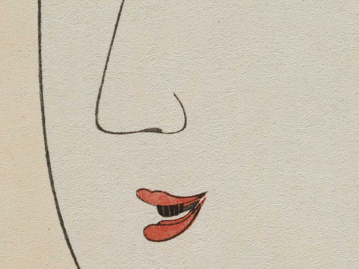 Ogiya nai Takigawa by Chobunsai Eishi, (Large print size) / BJ318-969