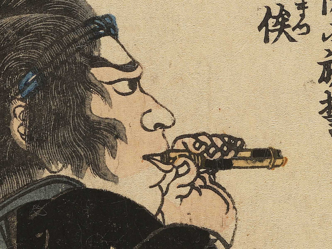 Yazama Jujiro Moto-oki from the series Stories of the True Loyalty of the Faithful Samurai by Utagawa Kuniyoshi / BJ352-828
