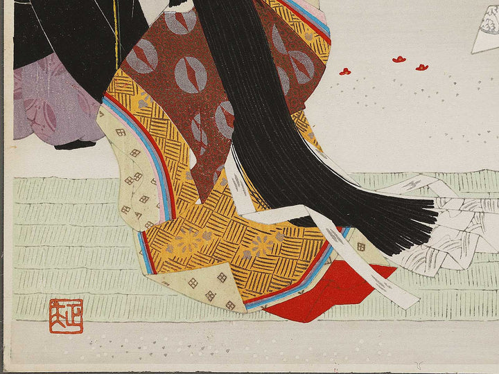 The Girls from the series The Tale of Genji by Ebina Masao, (Medium print size) / BJ329-210