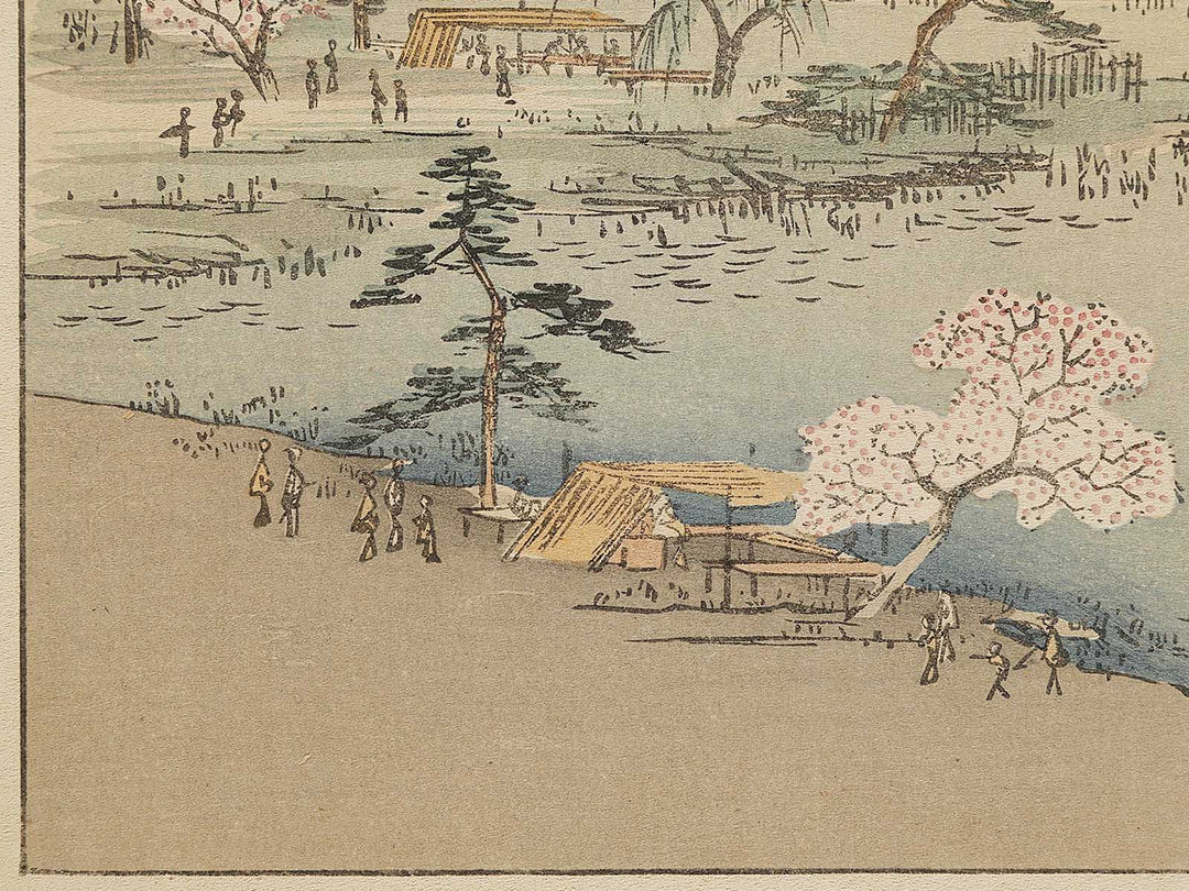 Sononi dosho yamabiraki from the series Ehon edo miyage by Utagawa Hiroshige, (Large print size) / BJ332-500