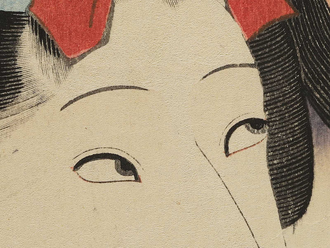 Kofuyu at Futagawa from the series Actors at the Fifty-three Stations of the Tokaido by Utagawa Kunisada(Toyokuni III) / BJ348-530