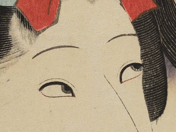 Kofuyu at Futagawa from the series Actors at the Fifty-three Stations of the Tokaido by Utagawa Kunisada(Toyokuni III) / BJ348-530