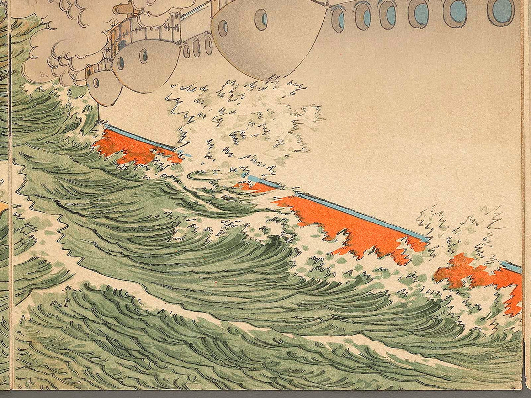 Teikoku kantai Ikaiei ni oite tekikan wo gakichin su by Einen / BJ322-448