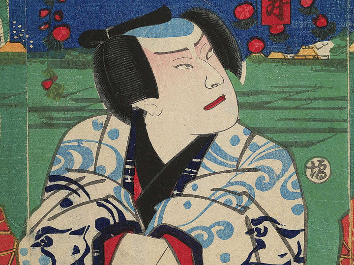 Kabuki actor by Toyohara Kunichika / BJ348-852