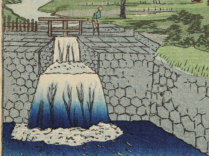 Sekiguchi mejiro fudo from the series Tokyo 48 famous places by Shosai Ikkei / BJ325-304