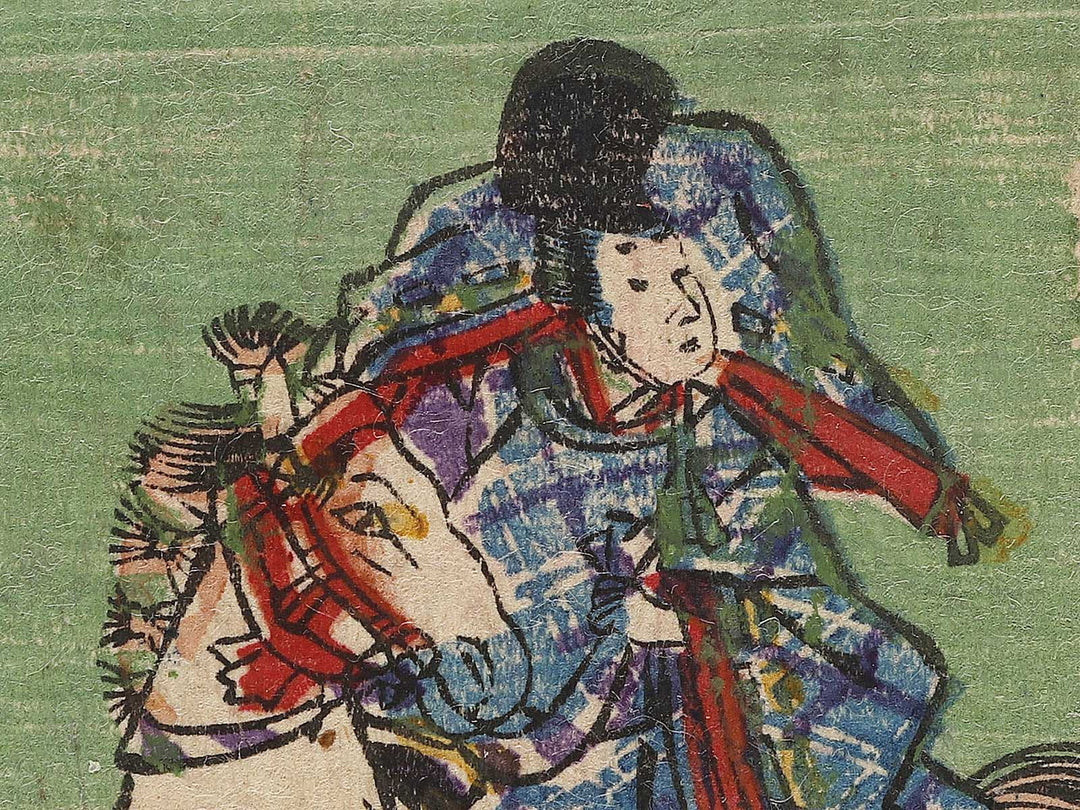 Shinpan uma nori bokujo by Ipposai Yoshifuji / BJ324-268