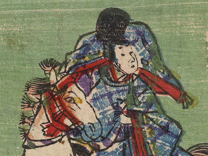 Shinpan uma nori bokujo by Ipposai Yoshifuji / BJ324-268