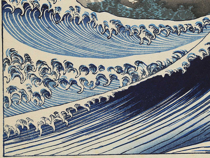 Kaijo no fuji from the series One Hundred Views of Mount Fuji by Katsushika Hokusai, (Medium print size) / BJ344-890
