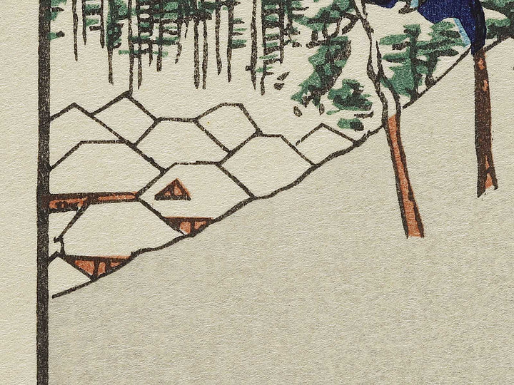 Shisa from the series Famous Views of the Sixty-odd Provinces by Utagawa Hiroshige, (Large print size) / BJ334-152