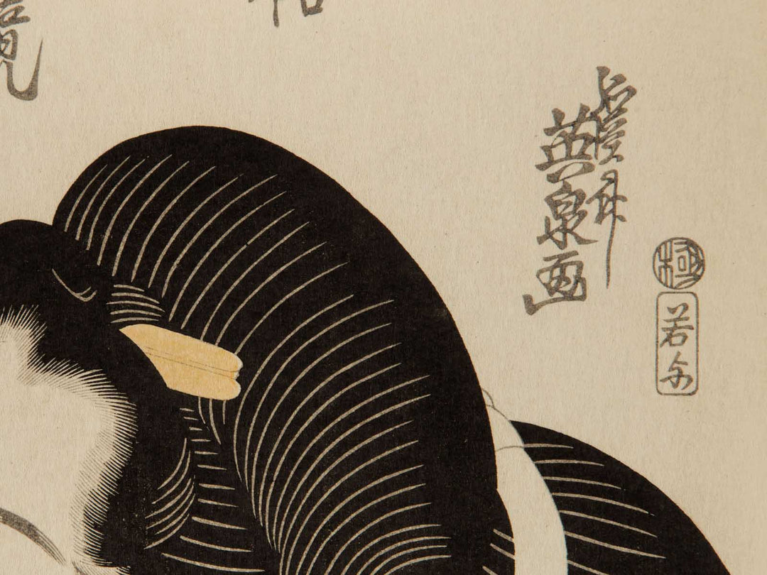 Customs of the Floating World (Ukiyo Fuzoku Mime Kurabe) by Keisai Eisen / BJ247-219