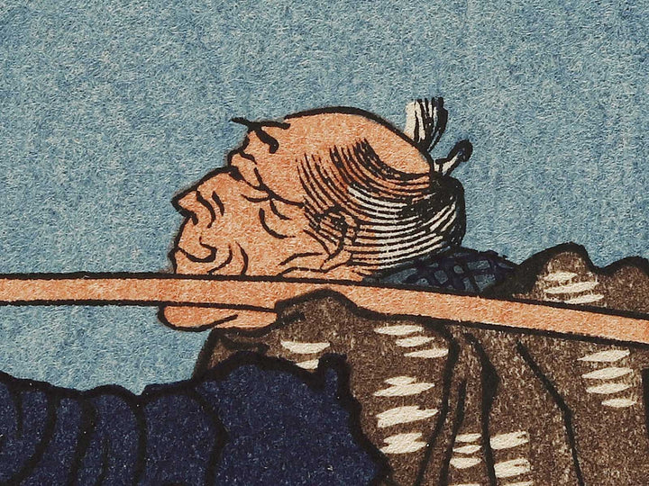 Tokusa gari from the series Shiika shashinkyo by Katsushika Hokusai, (Medium print size) / BJ328-377