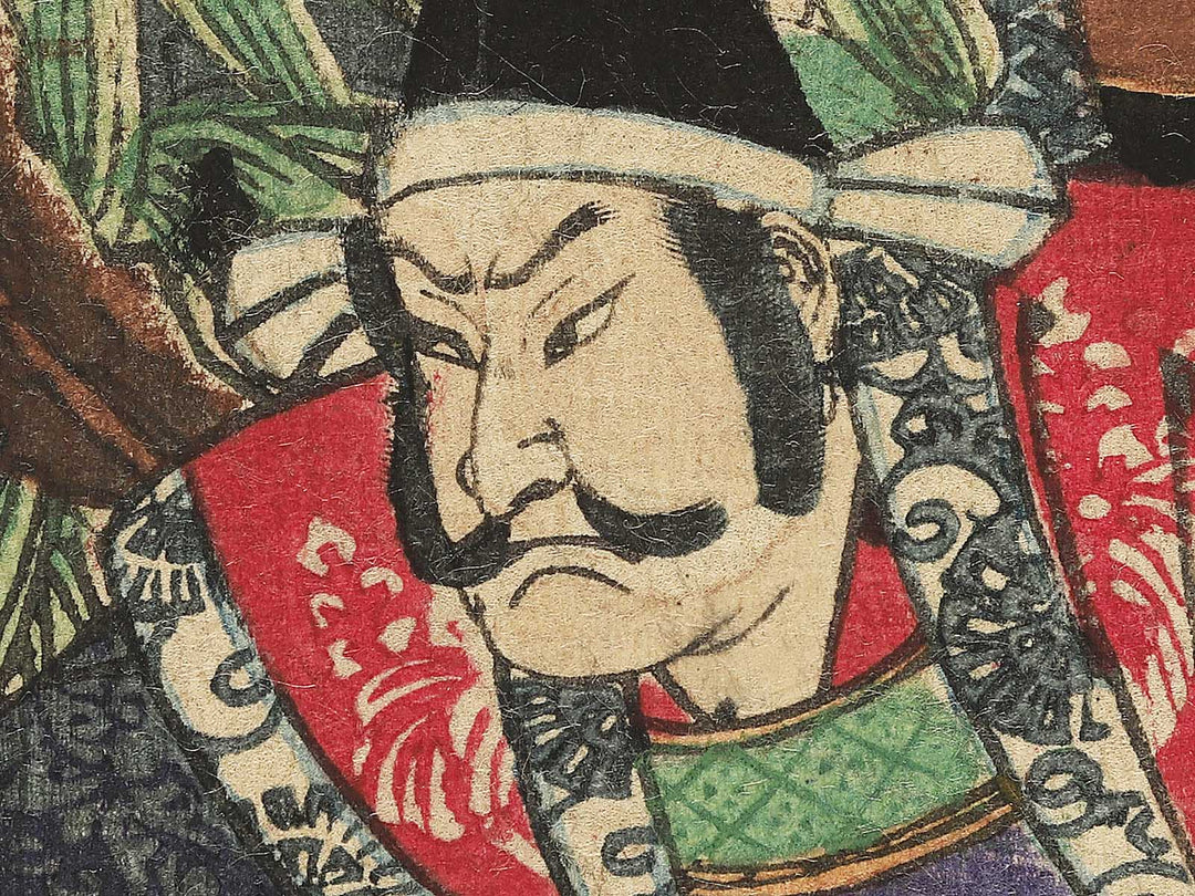 Ichinotani Hiyodorigoe sakaotoshi no zu by Tsukioka Yoshitoshi / BJ347-067