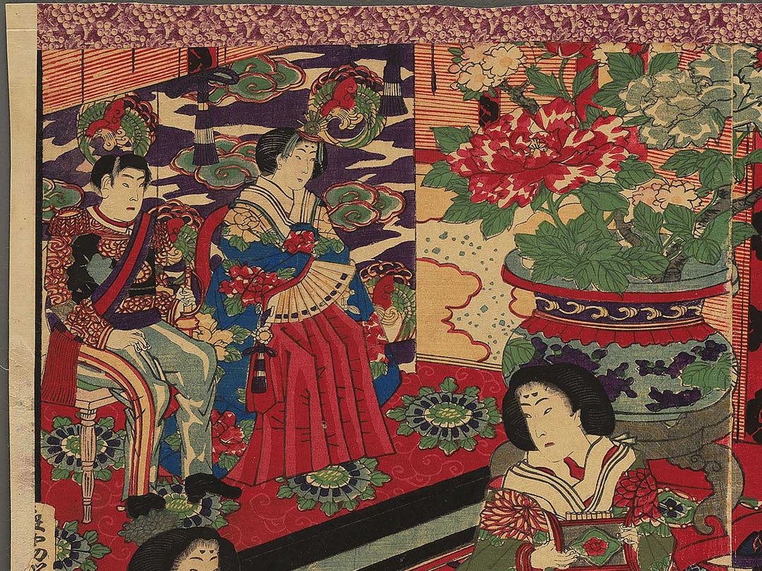 Haruiro ongyoku no shirabe by Utagawa Fusatane / BJ342-391
