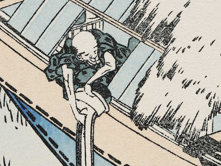 Ushibori in Hitachi Province from the series Thirty-six Views of Mount Fuji by Katsushika Hokusai, (Small print size) / BJ311-017