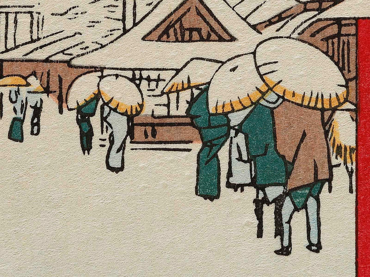 Kinryuzan Temple, Asakusa from the series One Hundred Famous Views of Edo by Utagawa Hiroshige, (Large print size) / BJ336-980