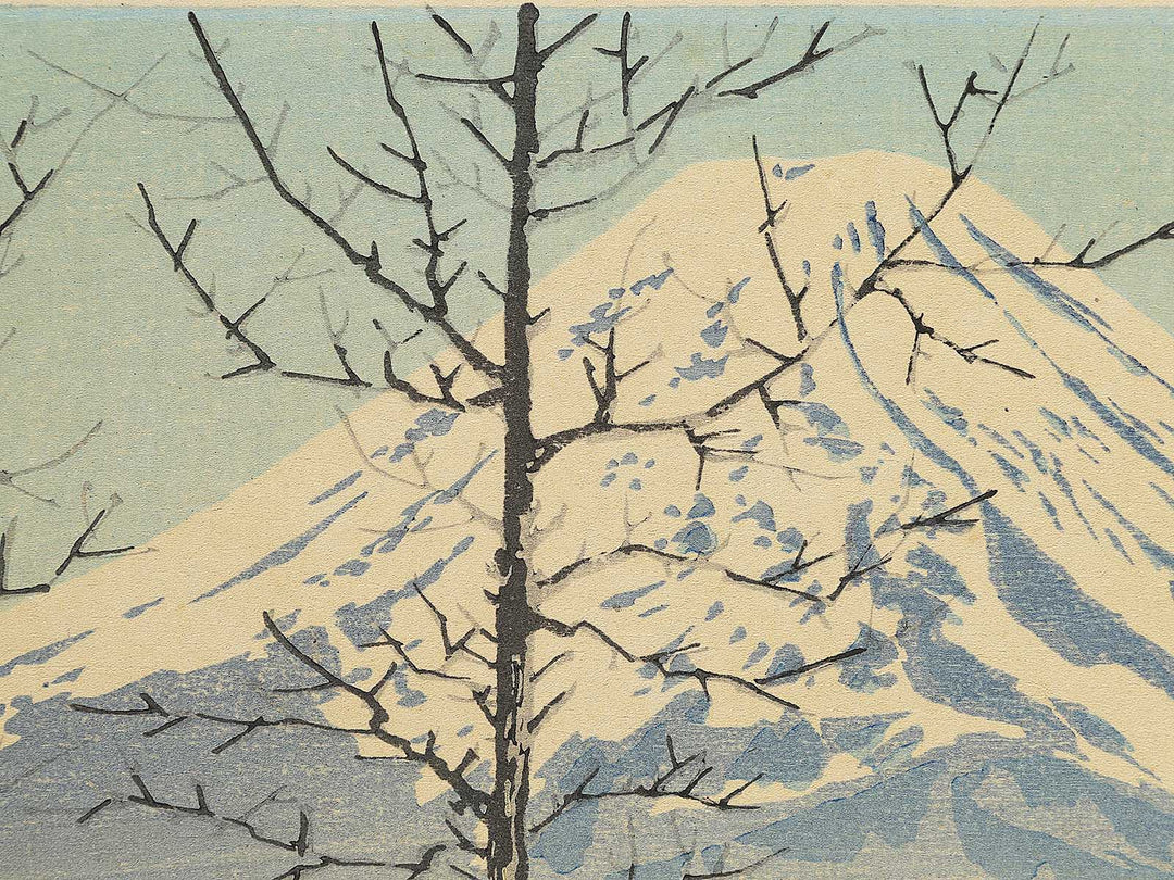 Soshun no fuji (Motosuko) from the series Fuji sanjurokkei no uchi by Tokuriki Tomikichiro, (Large print size) / BJ349-615