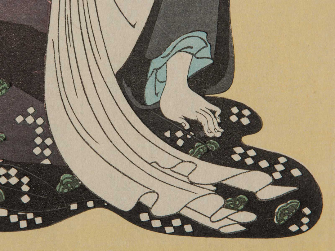 Echizenya Morokoshi from the series Seiro bijin rokkasen by Chobunsai Eishi, (Large print size) / BJ227-073