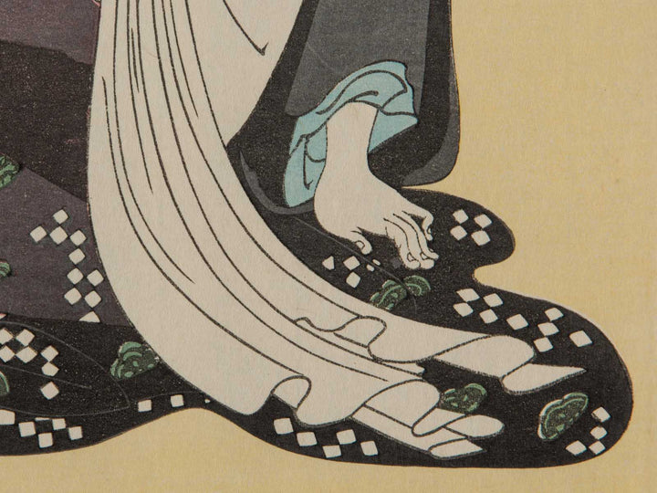 Echizenya Morokoshi from the series Seiro bijin rokkasen by Chobunsai Eishi, (Large print size) / BJ227-073