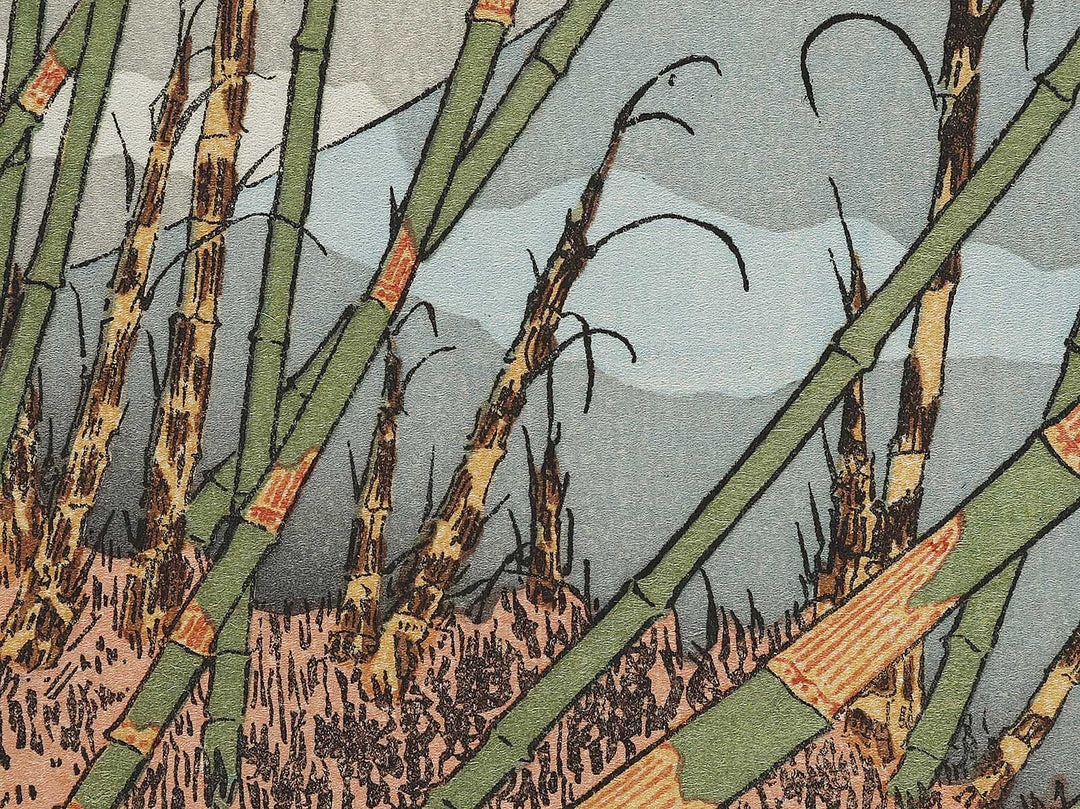 Chikurin no fuji from the series One Hundred Views of Mount Fuji by Katsushika Hokusai, (Medium print size) / BJ327-908
