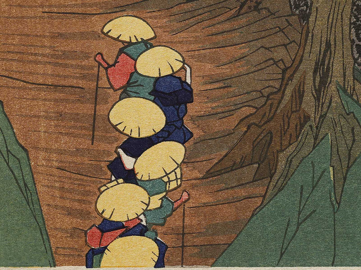 Mount Fuji from Satta from the series Honcho meisho by Utagawa Hiroshige, (Large print size) / BJ322-833