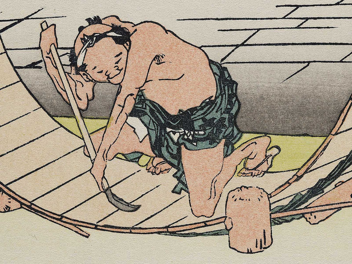 Fujimibara in Owari Province from the series Thirty-six Views of Mount Fuji by Katsushika Hokusai, (Small print size) / BJ311-010